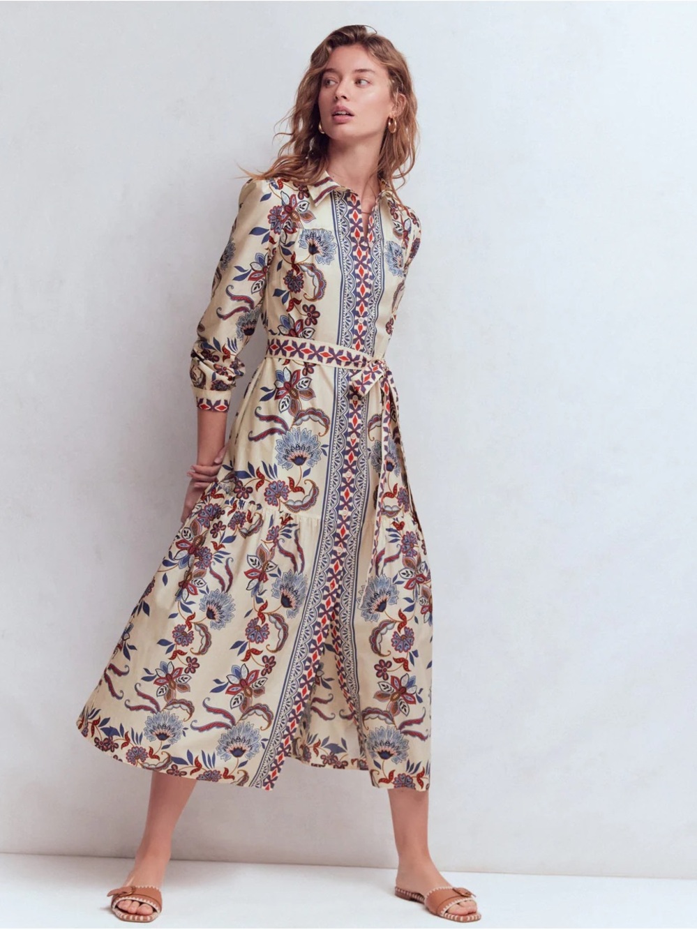 Ellie Cotton Maxi Shirt Dress - Picture 6 of 10